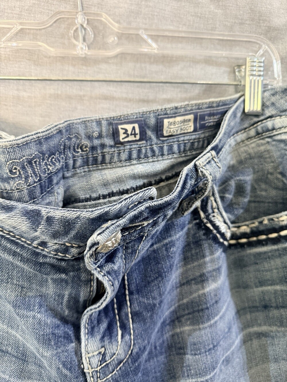 Miss Me Women's Blue Signature Bootcut Denim Jeans Size 30x34